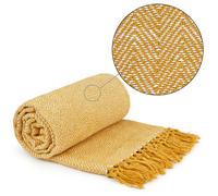 Emma Barclay Herringbone Throw Over Blanket