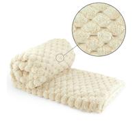 Throw Blanket for Sofas Couch Bed Runner Chunky Knit Design Soft Cotton Lush