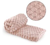 Throw Blanket for Sofas Couch Bed Runner Chunky Knit Design Soft Cotton Lush