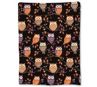 Throw Blanket Funny Owl Blankets Soft Bedspread Decorations Flannel Blankets For Living Room Settees Outdoor M
