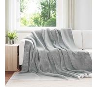 Throw Blanket Fleece Home Textiles Cozy Decorative Indoor Couch Snuggle vidaXL