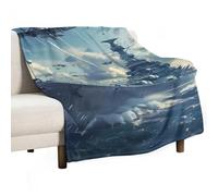 Throw Blanket Military Uss Enterprise Yorktown Class Battleship Flannel Throw Decorations Fleece Blanket Vintage Bedspread For Outdoor Living Room Bedroom M