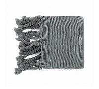 Throw Blanket, Modern Chic Fringes Tassels Blanket Office Soft Nap Beige Ginger Gray Green Pink Brown Knitted Throw Blanket For Bed Sofa (Color : Grey, Size : 130x160cm)