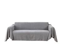 Throw Blanket, Soft Cozy Large Size Lightweight Throws for Couch Sofa Bed Arm Chair Settee Bedspread Bedroom Living Room (Grey,180x230cm)