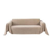 Throw Blanket, Soft Cozy Large Size Lightweight Throws for Couch Sofa Bed Arm Chair Settee Bedspread Bedroom Living Room (Khaki,180x230cm)