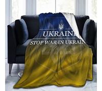 Throw Blanket Stop The War In Ukraine Blankets Soft Bedspread Comfort Flannel Throw For Bed Sofas Living Room M