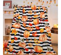 Throw Blanket Super Soft Cozy and Plush for Couch and Chair Halloween Blankets and Throws Pumpkin Spider Ghost Blanket(50" x 60")