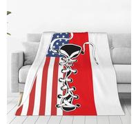 Throw Blanket Vintage America Indonesia Indonesian Flag Fleece Blanket Funny Flannel Throw Soft Bedspread For Bed Living Room Chair L