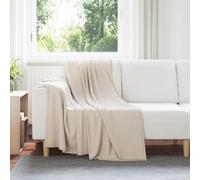 Throw Blankets 24 pcs Beige 170 x 130 cm Fleece