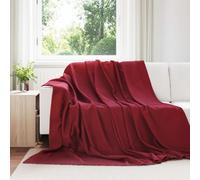 Throw Blankets 24 pcs Bordeaux Red 240 x 220 cm Fleece