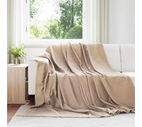 Throw Blankets 24 pcs Camel 240 x 220 cm Fleece