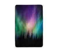 Throw Blankets Aurora Northern Lights Soft Blankets Fleece Bed Throws Warm Fluffy Throw Blankets for Sofa Couch Bedroom Travel 150x230cm