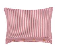 Throw Cushion AALITA Cotton 40 x 60 cm Red Striped