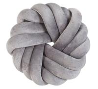 Throw Cushion AKOLA Velvet 30 x 30 cm Grey Solid