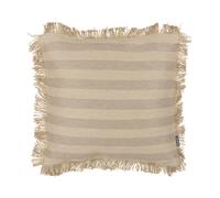 Throw Cushion CIRSIUM Jute 45 x 45 cm Beige Striped