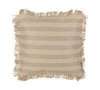 Throw Cushion CIRSIUM Jute 45 x 45 cm Striped Beige
