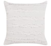 Beliani Throw Cushion MAKNEH Cotton 45 x 45 cm White Solid, White