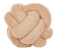 Beliani Throw Cushion MALNI Boucle 19 x 19 cm Sand Beige Solid, Cream