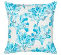 Throw Cushion ROCKWEED Cotton 45 x 45 cm White Floral Pattern