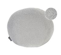 Beliani Throw Cushion SALVIA Boucle 30 x 30 cm Grey Solid, Grey
