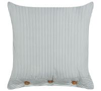 Throw Cushion SEBRINE 45 x 45 cm Mint Green Striped