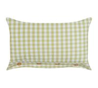 Throw Cushion TALYA 40 x 60 cm Olive Green Checked
