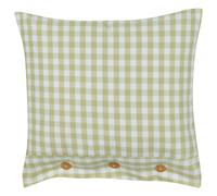 Throw Cushion TALYA 45 x 45 cm Olive Green Checked