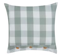 Throw Cushion TAMNINE 45 x 45 cm Mint Green Checked