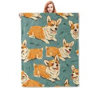 Throw Cute Corgi Dog Bed Cover Bedroom S