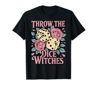 Throw Dice Witches Bunco Night Bunco Lover Dice Game Bunco T-Shirt