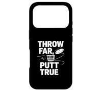 Throw Far Putt True Disc Golf Catch Case for iPhone 17 Pro