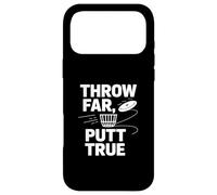 Throw Far Putt True Disc Golf Catch Case for iPhone 17 Pro Max