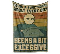 Throw Funny Gifts Brother Uncle Partner Multicolor Bed Cover Indoor M