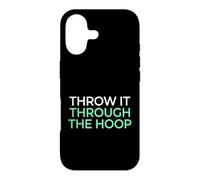 Throw It Through The Hoop Basketball Player Case for iPhone 17