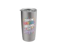 Throw Kindness Around Like Confetti - Heart Shaped Confetti Stainless Steel Insulated Tumbler