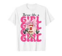 Throw Like A Girl Axe Throwing Axe Thrower Mom Mother's Day T-Shirt