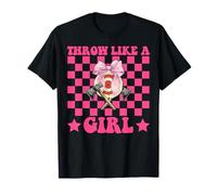 Throw Like A Girl Axe Throwing Axe Thrower Mom Mother's Day T-Shirt