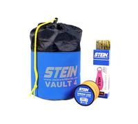 Throw Line Kit with Vault 4 Storage Pouch - 2.0mm Orange Throwline & 280g/10oz Throw Weight Arborist Rope Placement Kit - STEIN