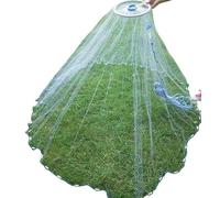 Throw Net Cast Nets Height 1.2-2.4M Steel Sinker Catch Cast Net(A30)