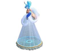 Throw Nets for Fishing 1/2 3/8 Mesh, Monofilament Hand Casting Bait Fish Net with Iron Chain Sinker, Cast Net for Beginners(3/8in Mesh,Height 2.1m/6.9ft)