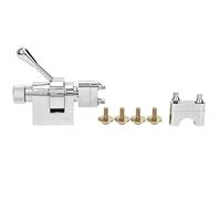 Throw - Off Snare Drum Strainer, Silver Zinc Alloy Drum Strainer, Rotary Drum Set Regulator Filter with Mounting Screws for Snare Drums and Drum Kits