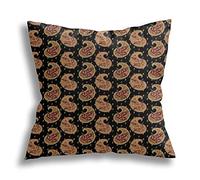 Throw Pillow Covers 45x45cm, Angelica Teach Vest Flower Cushion Case Home Decor Decorative Pillowcases Colorful Chair Pillowcases, For Home, Couch