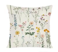 Throw Pillow Covers Botanical Dreams Vi Botanicals' Cottage Wrinkle Throw Pillow Cases Cozy Pillowcases For Bedroom Sofa Autumn