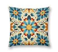 Throw Pillow Covers Colorful Arabic Editable File Yellow Double-Sided Farmhouse Cushion Covers Decorative Throw Pillowcase with Hidden Zipper Lumbar Pillow Cover for Sofa Bed Living Room Outdoor Decor