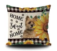 Throw Pillow Covers Dog Home Sweet Home Theme Square Throw Pillow Cases Cozy Throw Pillowcase For Home Garden Hotel