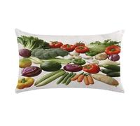Throw Pillowcase Introduction Of Various Vegetables Cushion Cover Super Soft Pillowcase Cozy And Breathable Cushion Covers For Sofa Bed Garden Livingroom L