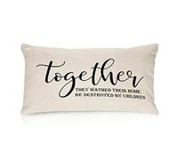 Throw Pillowcase Together They Watched Their Home Be Destroyed By Children Pillow Cases Smooth Cushion Covers Wrinkle Pillowcase For Livingroom Office Garden S