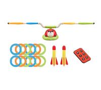 Throw Ring Game Toy,Throw Ring Game Ladybug Toys,Ladybug Rocket Launchers Toy | Garden Games 3Remote Control for Home, Outdoor, Garden, Patio