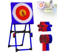 Throw Target Game Set with Flying Axes and Darts, Adjustable Height for Indoor and Outdoor Fun, Perfect for Teens and Adults