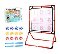 Throw Target Game - Sticky Ball Challenge, Fabric Material, Educational Strategy Activity Featuring Mode Water Play Targets For Skill Building | Family Entertainment During Backyard Lawn